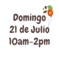 domingo 21 de july 10 am - 3 pm