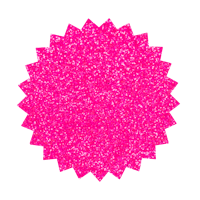 a pink glitter star on a black background